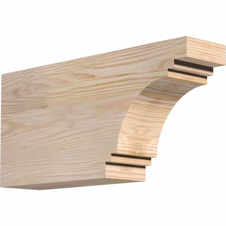 Ekena Millwork Pescadero Smooth Rafter Tail, Douglas Fir, 3 1/2"W x 8"H x 16"L RFT04X08X16PEC00SDF